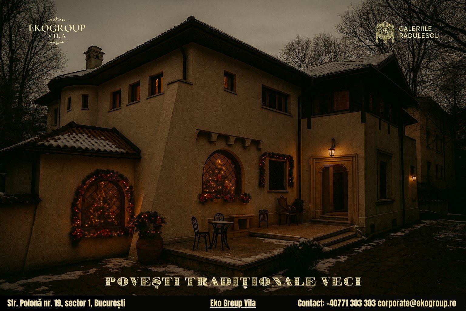 Legende de Crăciun reinventate în atmosfera anilor ’30 la Eko Group Vila 4 Legende de Crăciun reinventate în atmosfera anilor ’30 la Eko Group Vila